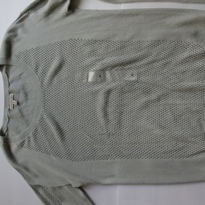 Calvin Klein Jeans Women's Mesh Cut-Out Crew Neck